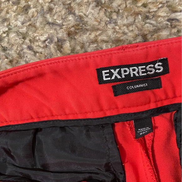 Express Bold Red Trousers - Picture 2 of 3